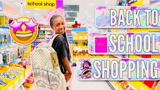 COME BACK TO SCHOOL SHOPPING WITH ME FOR HIGH SCHOOL [upl. by Kirrad]