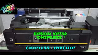 Chipless firmware  Epson xp352 [upl. by Adnorahs62]