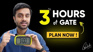 3 Tips for 3 Hours of GATE  Exam Writing Strategy [upl. by Fulbert469]