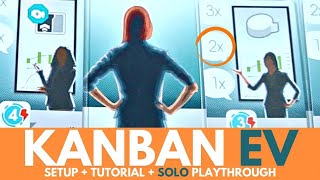 Kanban EV Board Game  Full Solo Playthrough  Part 2  Setup  How to Play  Solitare Tabletop Game [upl. by Eilra157]