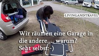 wir bringen unseren Piccolino zum Abwassertank isolieren und räumen eine Garage in die andere [upl. by Nobel]