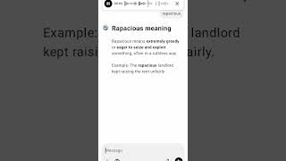 Rapacious meaning [upl. by Lidda]