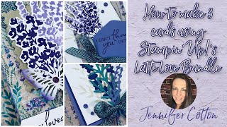 Learn how to make beautiful cards and fun folds with the Perennial Lavender Suite [upl. by Goat]