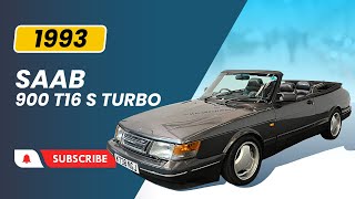 SAAB 900 T16 S TURBO CONVERTIBLE K738NGJ [upl. by Tompkins]