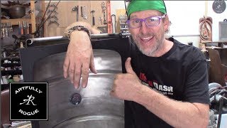 How to build a beer keg sink [upl. by Ahsiekam]