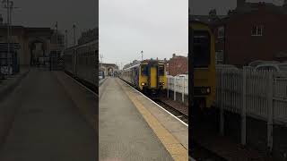 156488 departing Saltburn for Darlington on the 51124 saltburn darlington train class156 [upl. by Suruat360]