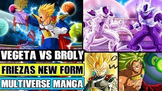 Dragon Ball Multiverse Chapter 40 Vegeta Vs Broly Resurrected Saiyans  Friezas NEW Form Vs Vegeta [upl. by Gherardo339]