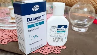 Dalacin T Lotion for acne Review usage Benefit Price Remove Pimples acne best solution for acne [upl. by Ititrefen]