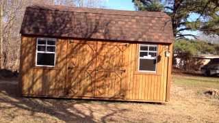 Graceland Portable Buildings Side Lofted Barn Review [upl. by Leddy377]