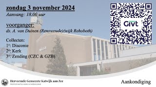 03112024 1800u ds A van Duinen wijk Rehoboth [upl. by Anak253]