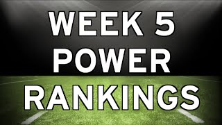 NFL Week 5 Power Rankings Miami Dolphins Crash After Firing Joe Philbin [upl. by Maddalena]