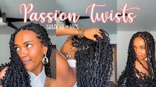 Passion Twists as a Beginner  Vlog  Tutorial [upl. by Dnomder]