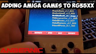 How to add Amiga games to RG35xx  Quick and easy [upl. by Ahsirhcal]