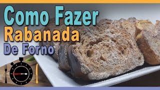 Como fazer Rabanada de Forno de natal com Pão de Forma  Receitas em Segundos  0162 [upl. by Zeni320]