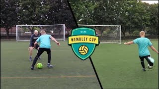 WEMBLEY CUP FOOTBALL CHALLENGES vs THEO BAKER [upl. by Robbert]