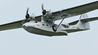 DEMO Catalina PBY5  PHBPY  Open House Leeuwarden 2016 [upl. by Prud]