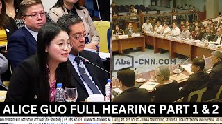 Bamban Tarlac Mayor Alice Guo Senate Hearing POGO Part 1 amp 2 FULL VIDEO [upl. by Ogata614]