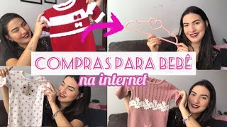 ROUPAS PARA BEBÊ NA INTERNET  ENXOVAL ONLINE [upl. by Kreindler]