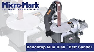 This Benchtop Mini Disk  Belt Sander Will Save You Hours Of Hand Sanding [upl. by Oderfodog]