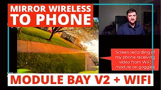 Turn your phone into a FPV monitor  HDZero v2 Analog bay with WiFi [upl. by Fontes]