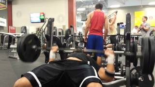 Blake Sciortino 225 bench press [upl. by Freda674]