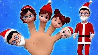 Babbo Natale dita Famiglia  canti di natale  babbo natale rima  Santa Finger Family [upl. by Hopfinger349]