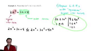 Asymptotic Notation 3  Example of Big O Notation [upl. by Adena]