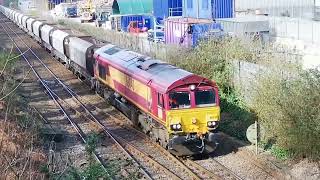 A couple of freights at The Bridge Northenden jcn [upl. by Trenna]