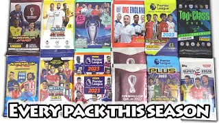 EVERY 202223 PACK Opening  ALL Collections This Season  Season Review  ADRENALYN XL MATCH ATTAX [upl. by Acirretahs]