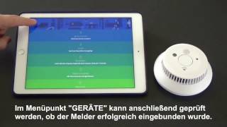 Innogy Rauchmelder in Smarthome Zentrale einbinden [upl. by Teahan]