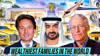 Top 10 Wealthiest Families In The World From Least To Greatest [upl. by Asilat]