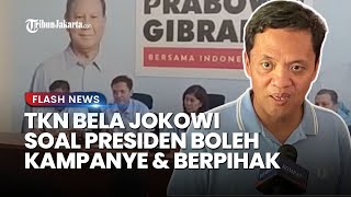 Kubu PrabowoGibran Bela Jokowi Tidak Ada Larangan Bagi Presiden untuk Kampanye [upl. by Akerboom]