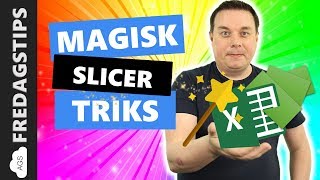 Se Magisk Excel Triks  Slik bruker du Slicer 🐱‍👤 [upl. by Pinette]