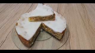 Gedeckter Apfelkuchen mit Pudding [upl. by Erhart607]