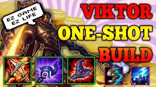 SEASON 7 VIKTOR EASY ONESHOT BUILD [upl. by Asserac]