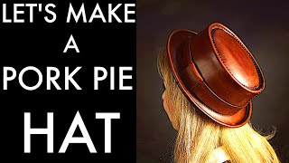 DIY Pork Pie Hat  Tutorial and PDF download [upl. by Ginni52]