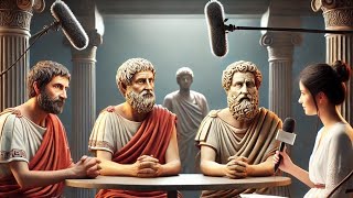 Interview with Roman playwrights Seneca Plautus and Terence [upl. by Popper]