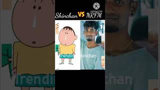 Shinchan vs nrfm 🥰😍shinchan nrfm ytshorts shorts subscribe like comment song tamil rap [upl. by Tlevesor]