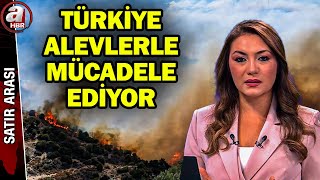 Orman kahramanları alevlerle savaşıyor  Satır Arası  17082024  A Haber [upl. by Harmaning]