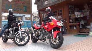 Ducati 900 Super Sport DESMODUE ドゥカティ・SS 900SS 潮岬 和歌山 [upl. by Dlorag325]