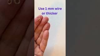 DIY Bracelet Clasp  Wire Work  JewelryJewellery Making handmade craft bracelet jewelrydesign [upl. by Tertius]