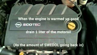 Engine sound before and after SWEDOL [upl. by Neemsaj]