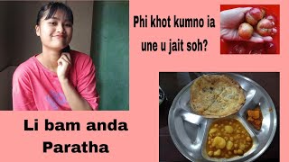 Li bam Anda Paratha cha dukan🤤 airisvlog [upl. by Robb681]