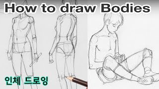 How to draw Bodies  Drawing Practice [upl. by Ahsenat94]