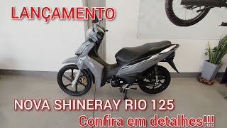 LANÇAMENTO nova Shineray Rio 125  confira em detalhes [upl. by Nagy974]