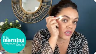 Bryony Blake Shows Us How We Can Tint And Shape Our Eyebrows At Home  This Morning [upl. by Carlina37]