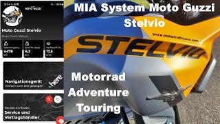 Motorrad Adventure Touring  Moto Guzzi Stelvio mit MIA System  erfüllt dieses die Erwartungen [upl. by Olia777]