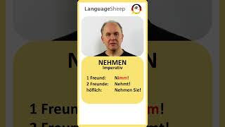 Konjugation und Aussprache von NEHMEN alle Zeiten Conjugation and pronunciation of NEHMEN all tenses [upl. by Layla]