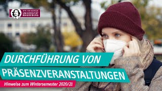 Präsenzveranstaltungen im Wintersemester 202021  OVGU [upl. by Eilac369]