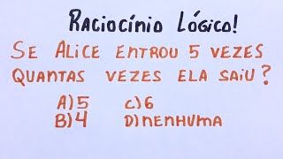 RACIOCÍNIO LÓGICO 😱 96 ERRAM essa questão  Veja como é fácil de resolvêla [upl. by Nrubloc483]